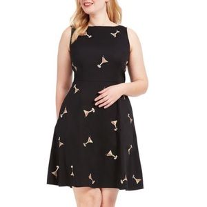 Eshakti Dress with Embroidered Cocktails